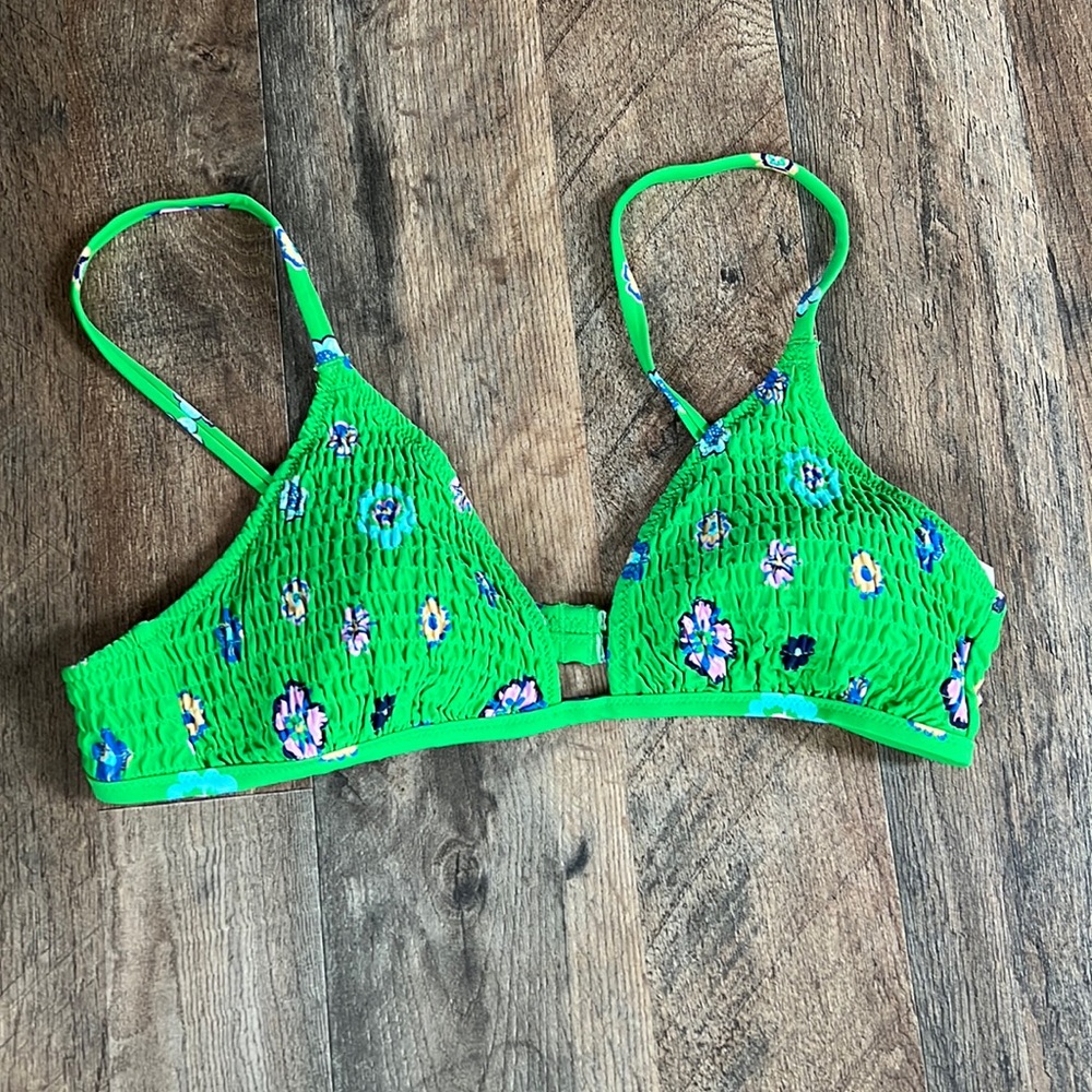 Green swim top